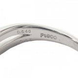 【中古】 デザイン ジュエリー リング Pt900プラチナ 9号 ダイヤモンド レディース【Aランク】