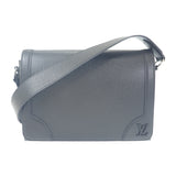 ルイヴィトン LOUIS VUITTON ニュー・フラップ メッセンジャー M30807 ショルダーバッグ タイガ ノワール ブラック メンズ【中古】【ABランク】