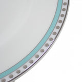 【中古】ティファニー TIFFANY&Co. プラチナブルーバンドプレート ペア 食器 ボーンチャイナ レディース【Sランク】