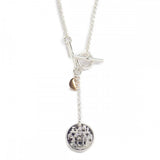 エルメス HERMES エクスリブリスPM ネックレス K18ピンクゴールド シルバー925 レディース【中古】【SAランク】