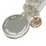 エルメス HERMES エクスリブリスPM ネックレス K18ピンクゴールド シルバー925 レディース【中古】【SAランク】