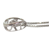 【中古】 Pt850/900 デザインジュエリー ダンシングストーン ネックレス Pt900プラチナ ダイヤモンド レディース【Aランク】