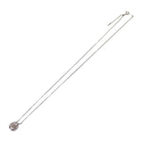 【中古】 Pt850/900 デザインジュエリー ダンシングストーン ネックレス Pt900プラチナ ダイヤモンド レディース【Aランク】