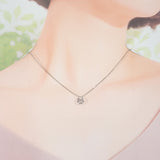 【中古】 Pt850/900 デザインジュエリー ダンシングストーン ネックレス Pt900プラチナ ダイヤモンド レディース【Aランク】