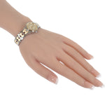 エルメス HERMES クリッパー CL4.220 腕時計 ステンレススチール GP クオーツ アイボリー文字盤 レディース【中古】【Aランク】