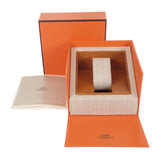 エルメス HERMES クリッパー CL4.220 腕時計 ステンレススチール GP クオーツ アイボリー文字盤 レディース【中古】【Aランク】