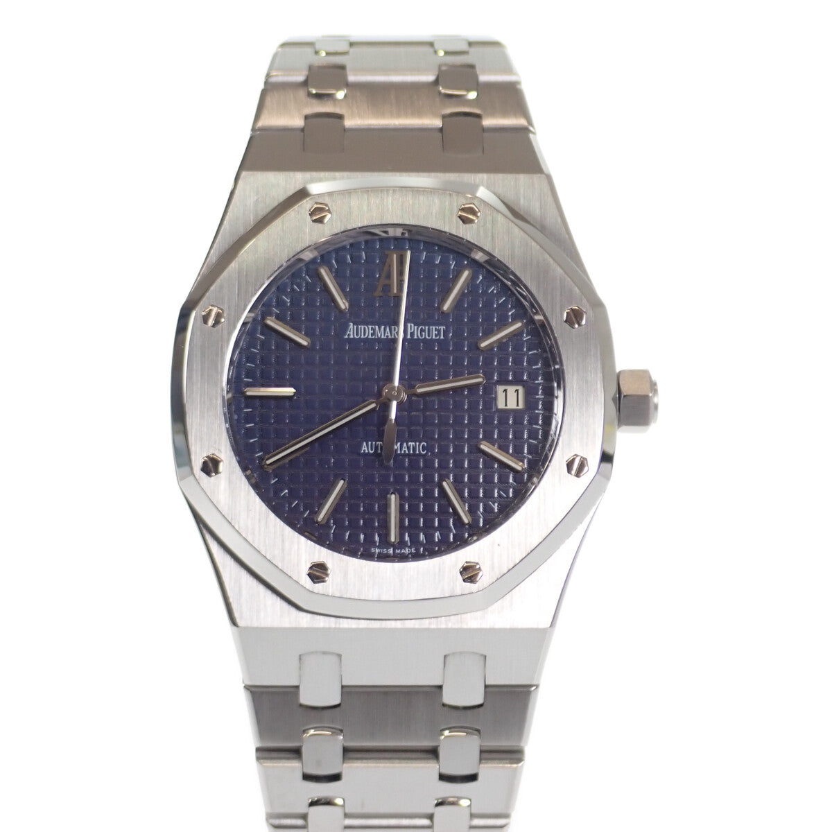 オーデマ・ピゲ AUDEMARS PIGUET ロイヤルオーク F番 15300ST.OO.1220ST.02 腕時計 ステンレススチール 自動巻き ブルー文字盤 メンズ【中古】【Aランク】433637