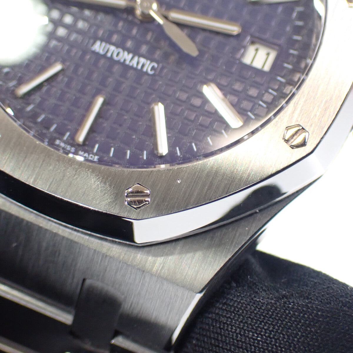 オーデマ・ピゲ AUDEMARS PIGUET ロイヤルオーク F番 15300ST.OO.1220ST.02 腕時計 ステンレススチール 自動巻き ブルー文字盤 メンズ【中古】【Aランク】