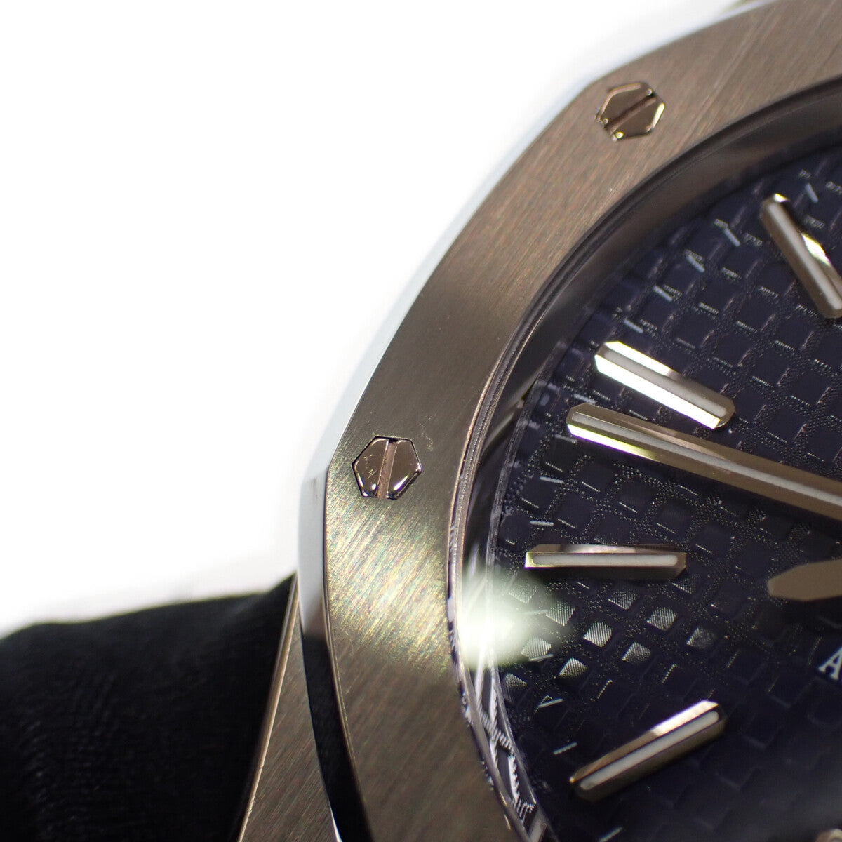 オーデマ・ピゲ AUDEMARS PIGUET ロイヤルオーク F番 15300ST.OO.1220ST.02 腕時計 ステンレススチール 自動巻き ブルー文字盤 メンズ【中古】【Aランク】