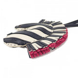 エルメス HERMES ジージーサバンナ バッグチャーム アニョーミロ クレ ブラック ローズメキシコ レディース【中古】【Sランク】