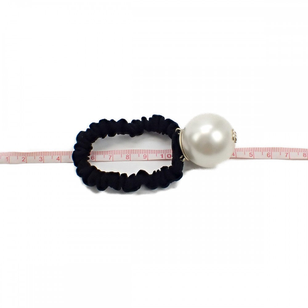 シャネル CHANEL パール付きシュシュ A63896_Y20154_Z3528 ヘアアクセサリー ブラック レディース【中古】【Aランク】