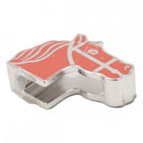 エルメス HERMES カドリージュ ツイリーリング スカーフクリップ 留め スカーフリング シルバー オレンジ レディース【中古】【Sランク】