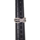 Pt900 デザイン ジュエリー 10号 リング Pt900プラチナ ダイヤモンド レディース【中古】【Aランク】