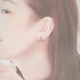 K18WG K14WG デザインジュエリー 2way セパレート ピアス K18ホワイトゴールド K14 ダイヤモンド ダイヤモンド レディース【中古】【Aランク】