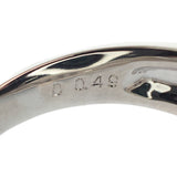 【中古】 デザインジュエリー リング Pt900プラチナ 14号 ダイヤモンド ピンクサファイア レディース【Aランク】