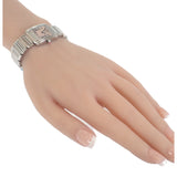 カルティエ CARTIER タンクフランセーズ SM W51028Q3 腕時計 ステンレススチール クオーツ ピンクシェル文字盤 レディース【中古】【Aランク】