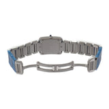 カルティエ CARTIER タンクフランセーズ SM W51008Q3 腕時計 ステンレススチール クオーツ ホワイト文字盤 レディース【中古】【Aランク】