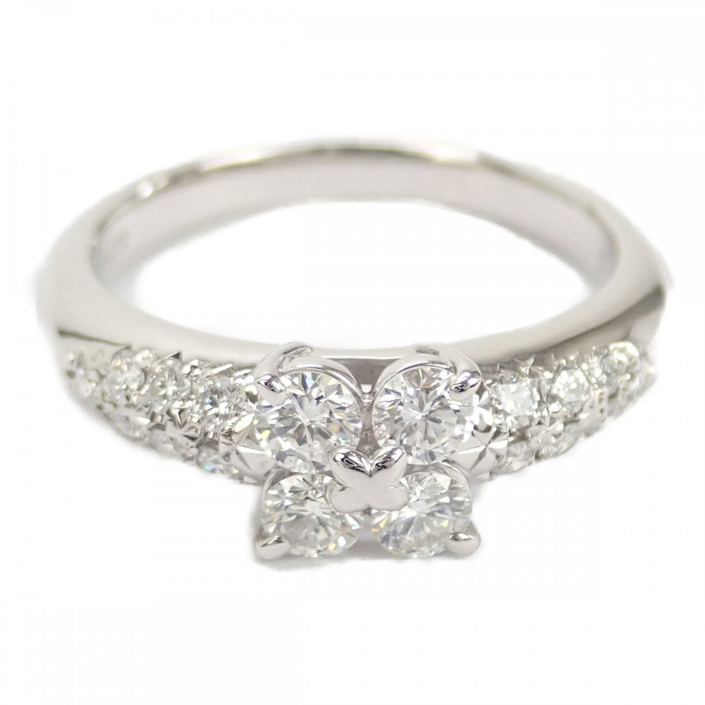 デザイン ジュエリー 12.5号 リング Pt900プラチナ ダイヤモンド レディース【中古】【Aランク】