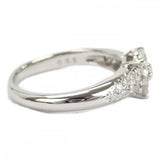 デザイン ジュエリー リング Pt900プラチナ 12.5号 ダイヤモンド レディース【中古】【Aランク】