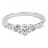 【Aランク】 デザインジュエリー リング Pt1000プラチナ ダイヤモンド ダイヤモンド レディース【ISEYA】