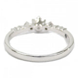 【Aランク】 デザインジュエリー リング Pt1000プラチナ ダイヤモンド ダイヤモンド レディース【ISEYA】