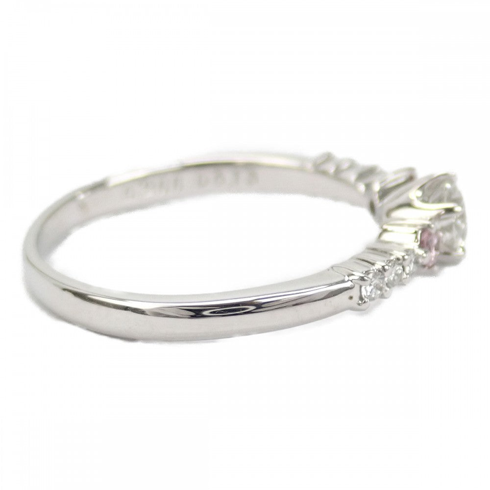 Designer Jewelry Pt1000 Platinum Diamond Diamond Ladies Ring 12.5 (US) / 52 (EU) / 12 (JP)【Used】【A Rank】