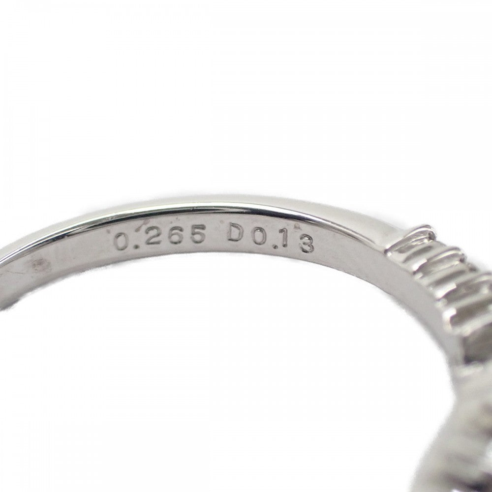 Designer Jewelry Pt1000 Platinum Diamond Diamond Ladies Ring 12.5 (US) / 52 (EU) / 12 (JP)【Used】【A Rank】