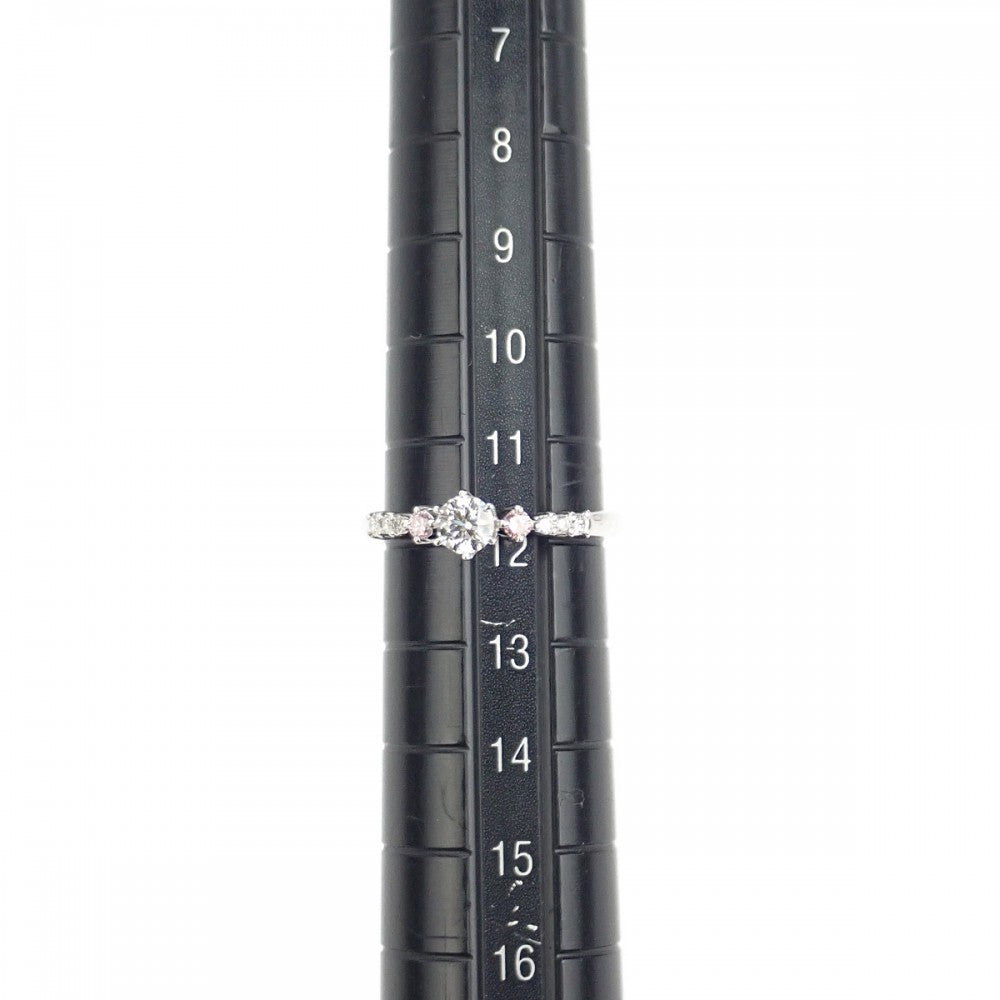 Designer Jewelry Pt1000 Platinum Diamond Diamond Ladies Ring 12.5 (US) / 52 (EU) / 12 (JP)【Used】【A Rank】