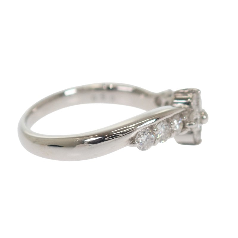 デザイン ジュエリー 11.5号 リング Pt900プラチナ ダイヤモンド レディース【中古】【Aランク】