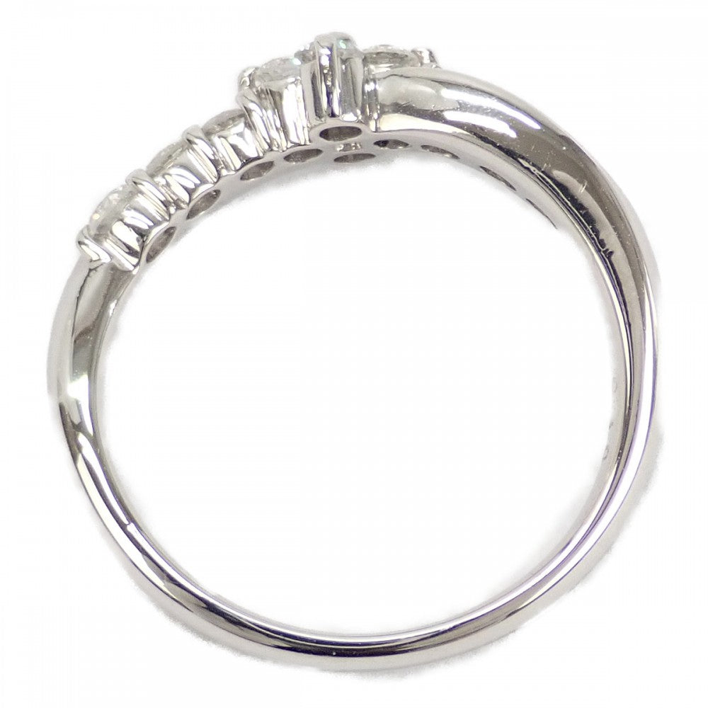 【Aランク】 デザイン ジュエリー リング Pt900プラチナ ダイヤモンド レディース【ISEYA】