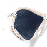 サンローラン SAINT LAURENT モノグラム ポーチ 438386 コインケース レザー ベージュ レディース【中古】【ABランク】