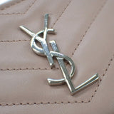 サンローラン SAINT LAURENT モノグラム ポーチ 438386 コインケース レザー ベージュ レディース【中古】【ABランク】