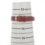 ミキモト MIKIMOTO パール ウォッチ 腕時計 GP レザー クオーツ ホワイトシェル文字盤【中古】【ABランク】