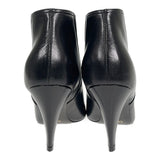 セリーヌ CELINE トライアングルヒールチェルシー ショート シューズ 38 ブーツ レザー ブラック レディース【中古】【SAランク】