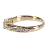 デザイン ジュエリー 12号 リング K18イエローゴールド ダイヤモンド レディース【中古】【Aランク】