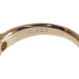 デザイン ジュエリー 12号 リング K18イエローゴールド ダイヤモンド レディース【中古】【Aランク】