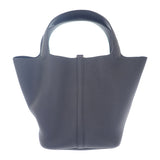 エルメス HERMES ピコタンロックMM ハンドバッグ トートバッグ トリヨンクレマンス ブラック ゴールド金具 レディース【中古】【SAランク】