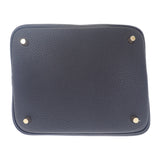 エルメス HERMES ピコタンロックMM ハンドバッグ トートバッグ トリヨンクレマンス ブラック ゴールド金具 レディース【中古】【SAランク】