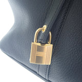 エルメス HERMES ピコタンロックMM ハンドバッグ トートバッグ トリヨンクレマンス ブラック ゴールド金具 レディース【中古】【SAランク】