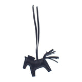 エルメス HERMES ロデオ PM バッグチャーム ラムスキン ソーブラック レディース【中古】【ABランク】