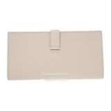 エルメス HERMES ベアンスフレ 長財布 シェブルミゾル アイボリー ホワイト ナタ ゴールド金具 レディース メンズ【中古】【SAランク】