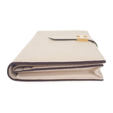 エルメス HERMES ベアンスフレ 長財布 シェブルミゾル アイボリー ホワイト ナタ ゴールド金具 レディース メンズ【中古】【SAランク】