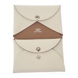 エルメス HERMES カルヴィ デュオ コインケース シェブルミゾル ナタ ケブラチョ レディース【中古】【Aランク】