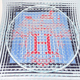 エルメス HERMES カレ90 銀座店10周年記念限定 スカーフ シルク ブルー レディース【中古】【Aランク】