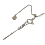 【中古】 K18WG デザインジュエリー ミステリーセッティング ネックレス K18ホワイトゴールド ルビー ダイヤモンド レディース【Aランク】