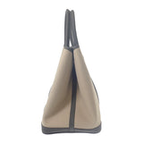 エルメス HERMES ガーデンパーティPM ハンドバッグ ネゴンダ トワルミリタリー ベトン グリメイヤー ベージュ系 レディース【中古】【Aランク】