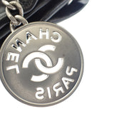 シャネル CHANEL 22 スモール AS3260B1905794305 ハンドバッグ シャイニーカーフスキン ブラック シルバー金具 レディース【中古】【SAランク】