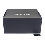 シャネル CHANEL ドーヴィルGM ラージ A66941 2WAYバッグ ショルダーバッグ ラフィア レザー ネイビー ゴールド金具 レディース【中古】【Aランク】