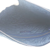 シャネル CHANEL ココマーク クラッチバッグ デニム ブルー シルバー金具 レディース メンズ ユニセックス【中古】【Aランク】