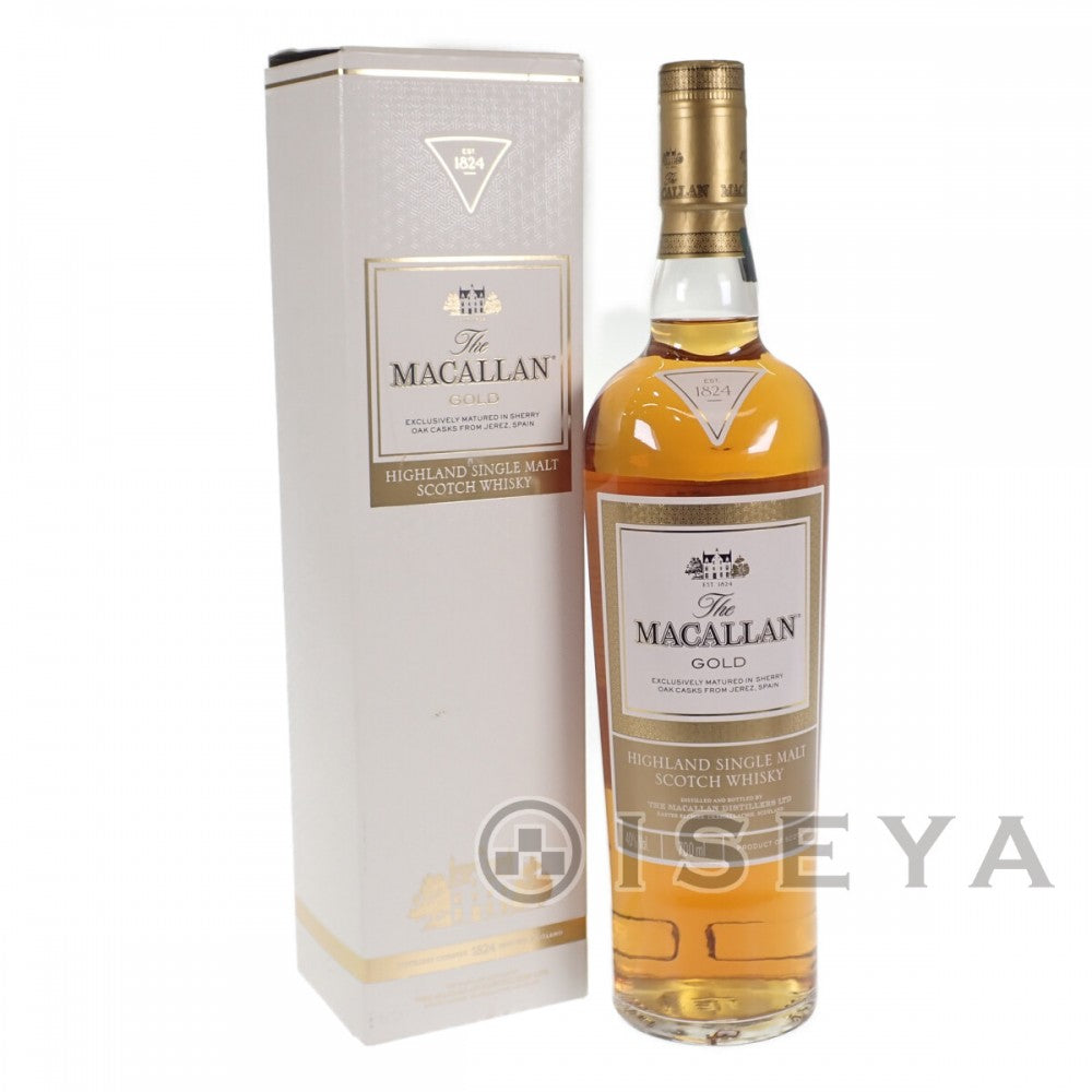 【並行輸入品】MACALLAN ザ・マッカラン 1824 ゴールド お酒 アルコール 700ml ウイスキー メンズ【中古】【Sランク】
